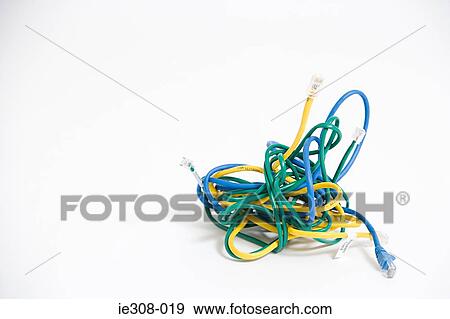 Knotted cables View Large Photo Image Stock Photo - Knotted cables. Fotosearch