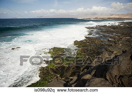 La Caleta, Playa de Famara, Lanzarote View Large Photo Image Stock Photography - La Caleta, Playa de Famara, Lanzarote. Fotosearch