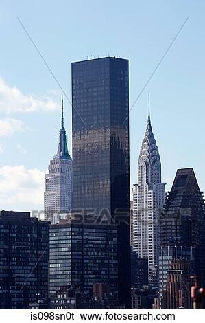 Manhattan skyscrapers View Large Photo Image Stock Photograph - Manhattan skyscrapers. Fotosearch