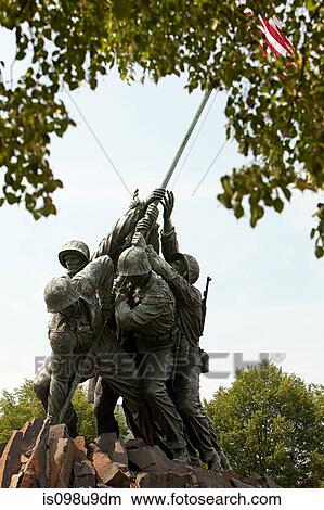 Marine corps war memorial, Arlington, Virginia, USA View Large Photo Image Picture - Marine corps war memorial, Arlington, Virginia, USA. Fotosearch