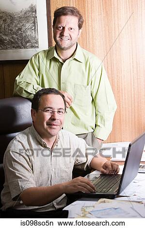 Men in office View Large Photo Image Picture - Men in office. Fotosearch