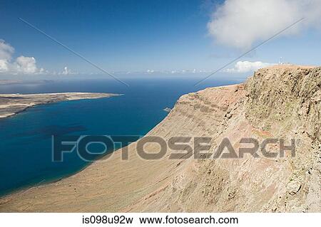 Mirador del Rio, Lanzarote View Large Photo Image Stock Photo - Mirador del Rio, Lanzarote. Fotosearch