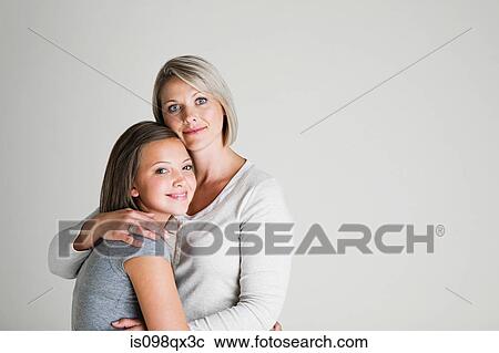 Stock Image - Mother and daughter. Fotosearch