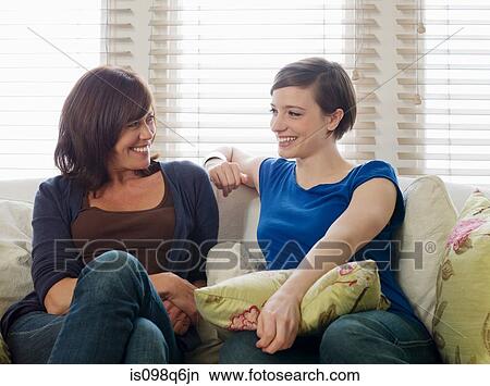 Mother and daughter talking View Large Photo Image Picture - Mother and daughter talking. Fotosearch