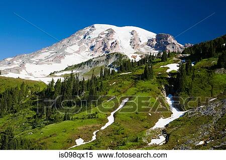 Stock Photography - Mount rainier. Fotosearch