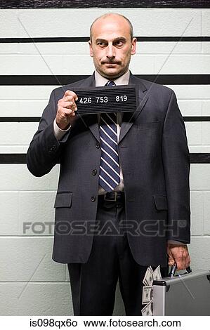 Picture - Mugshot of businessman. Fotosearch