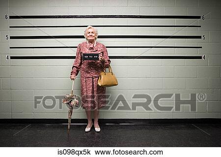 MUgshot of senior woman View Large Photo Image Stock Image - MUgshot of senior woman. Fotosearch
