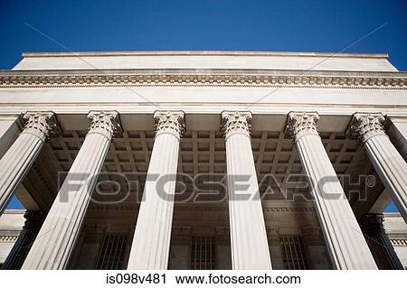 Stock Image - Neo classical building with columns, Philadelphia, USA. Fotosearch