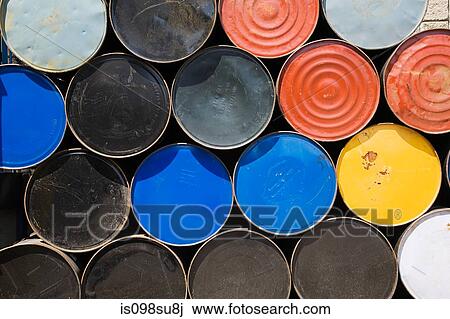 Oil drums View Large Photo Image Stock Image - Oil drums. Fotosearch