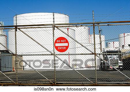 Oil storage tanks View Large Photo Image Picture - Oil storage tanks. Fotosearch