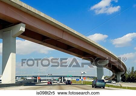 Stock Photography - Overpass in miami. Fotosearch