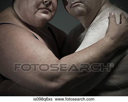 Overweight couple View Large Photo Image Stock Photograph - Overweight couple. Fotosearch