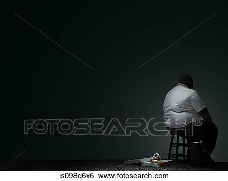 Overweight man and doughnuts View Large Photo Image Stock Photograph - Overweight man and doughnuts. Fotosearch