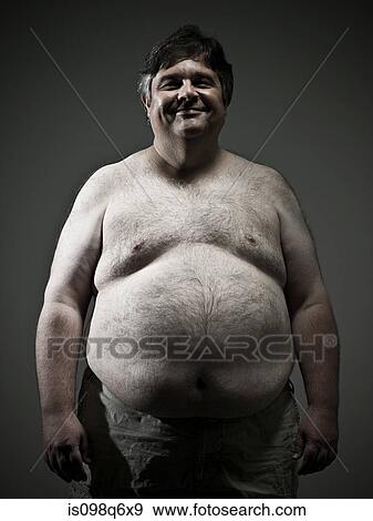 Overweight man View Large Photo Image Stock Photo - Overweight man. Fotosearch