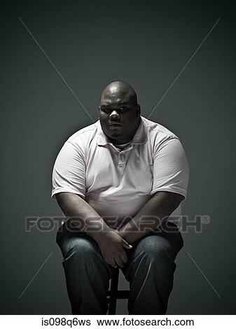 Stock Photograph - Overweight man. Fotosearch