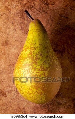 Picture - Pear on textured background. Fotosearch