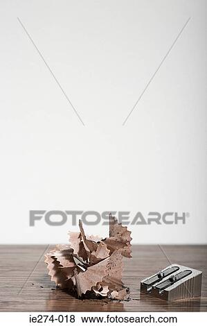 Pencil sharpener and shavings View Large Photo Image Stock Photo - Pencil sharpener and shavings. Fotosearch