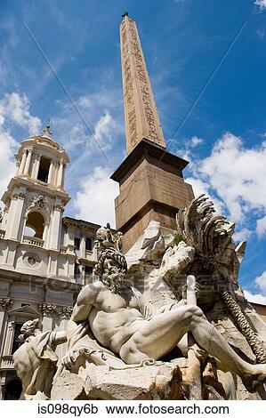 Stock Image - Piazza navonna rome. Fotosearch