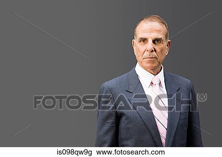 Stock Image - Portrait of a businessman. Fotosearch
