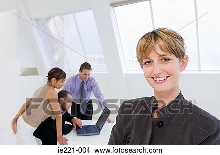 Picture - Portrait of a businesswoman. Fotosearch