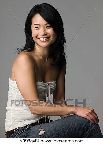 Portrait of a chinese woman View Large Photo Image Stock Image - Portrait of a chinese woman. Fotosearch