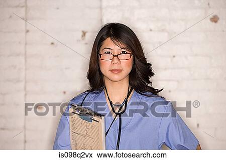 Portrait of a doctor View Large Photo Image Stock Photo - Portrait of a doctor. Fotosearch