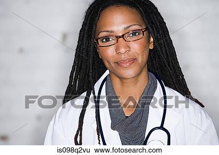 Stock Photograph - Portrait of a doctor. Fotosearch