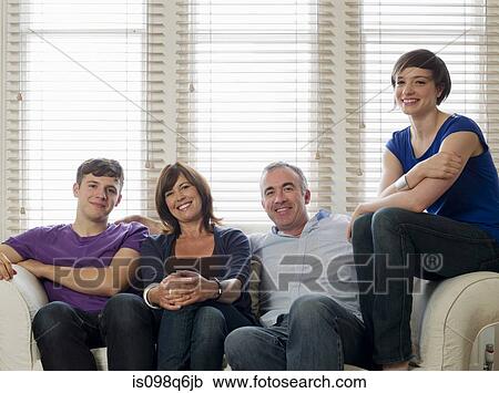 Portrait of a family View Large Photo Image Stock Image - Portrait of a family. Fotosearch