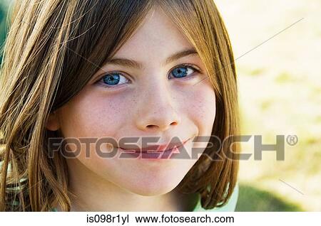 Portrait of a girl View Large Photo Image Stock Image - Portrait of a girl. Fotosearch