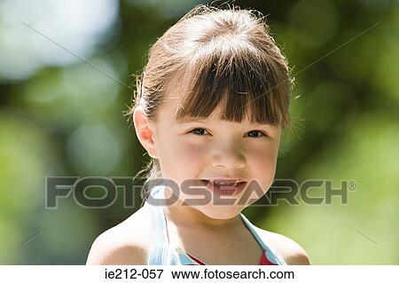 Portrait of a girl View Large Photo Image Stock Photo - Portrait of a girl. Fotosearch