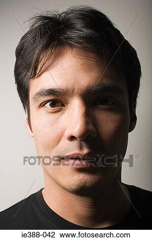 Stock Image - Portrait of a man. Fotosearch