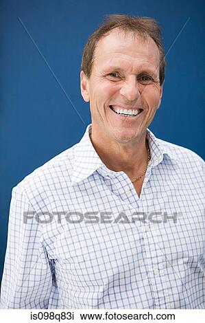 Stock Image - Portrait of a mature man. Fotosearch