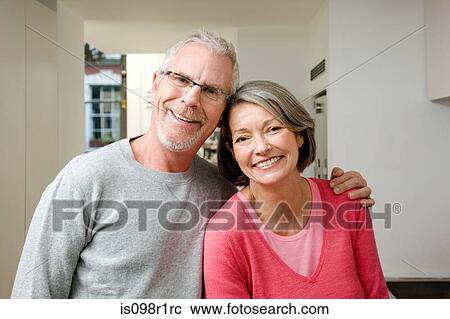 Portrait of a maturel couple View Large Photo Image Stock Image - Portrait of a maturel couple. Fotosearch