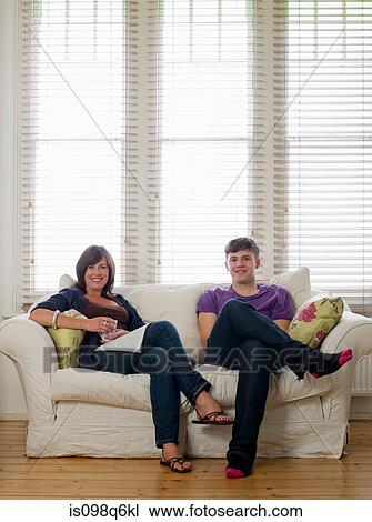 Portrait of a mother and son View Large Photo Image Stock Image - Portrait of a mother and son. Fotosearch