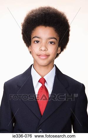Stock Photograph - Portrait of a school boy. Fotosearch