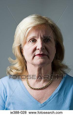 Portrait of a senior woman View Large Photo Image Stock Photo - Portrait of a senior woman. Fotosearch
