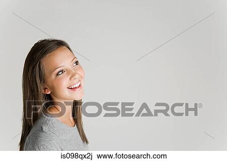 Portrait of a teenage girl View Large Photo Image Stock Image - Portrait of a teenage girl. Fotosearch