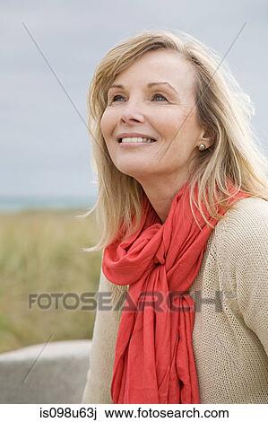 Portrait of a woman outdoors View Large Photo Image Stock Image - Portrait of a woman outdoors. Fotosearch