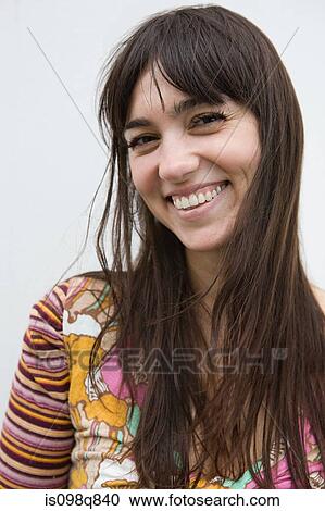 Stock Image - Portrait of a woman. Fotosearch