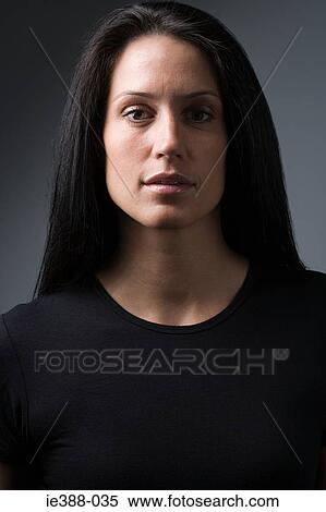 Stock Photography - Portrait of a woman. Fotosearch