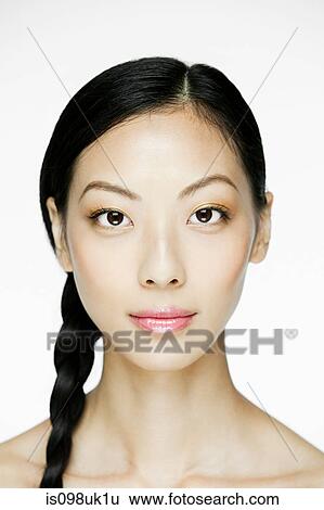 Portrait of a young chinese woman View Large Photo Image Stock Photograph - Portrait of a young chinese woman. Fotosearch