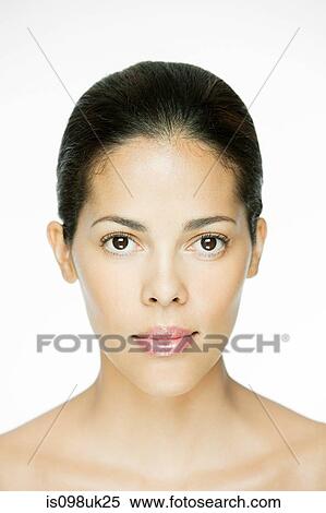 Portrait of a young hispanic woman View Large Photo Image Stock Photography - Portrait of a young hispanic woman. Fotosearch