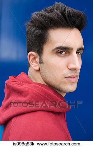 Stock Image - Portrait of a young man. Fotosearch