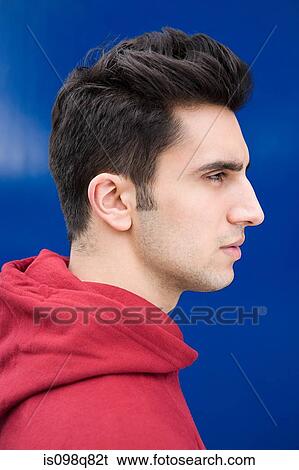 Stock Photograph - Portrait of a young man. Fotosearch