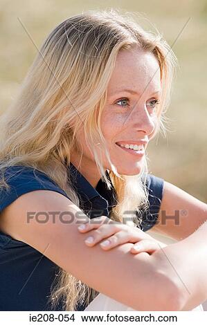 Portrait of a young woman View Large Photo Image Picture - Portrait of a young woman. Fotosearch