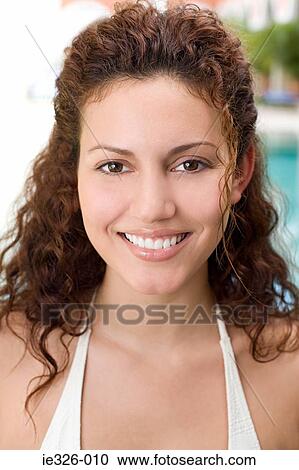Portrait of a young woman View Large Photo Image Stock Image - Portrait of a young woman. Fotosearch