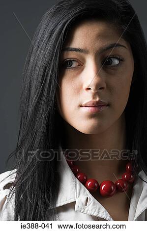 Portrait of a young woman View Large Photo Image Stock Image - Portrait of a young woman. Fotosearch