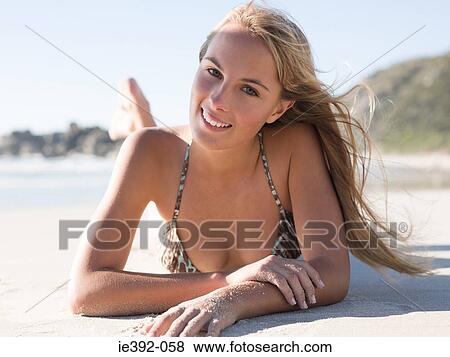 Portrait of a young woman View Large Photo Image Stock Photo - Portrait of a young woman. Fotosearch