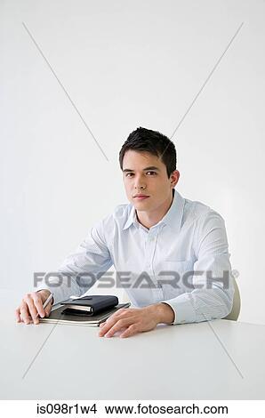 Portrait of an office worker View Large Photo Image Picture - Portrait of an office worker. Fotosearch