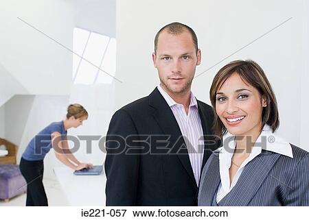 Portrait of businesspeople View Large Photo Image Stock Photo - Portrait of businesspeople. Fotosearch